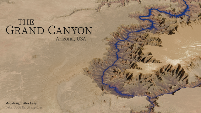 The Grand Canyon map