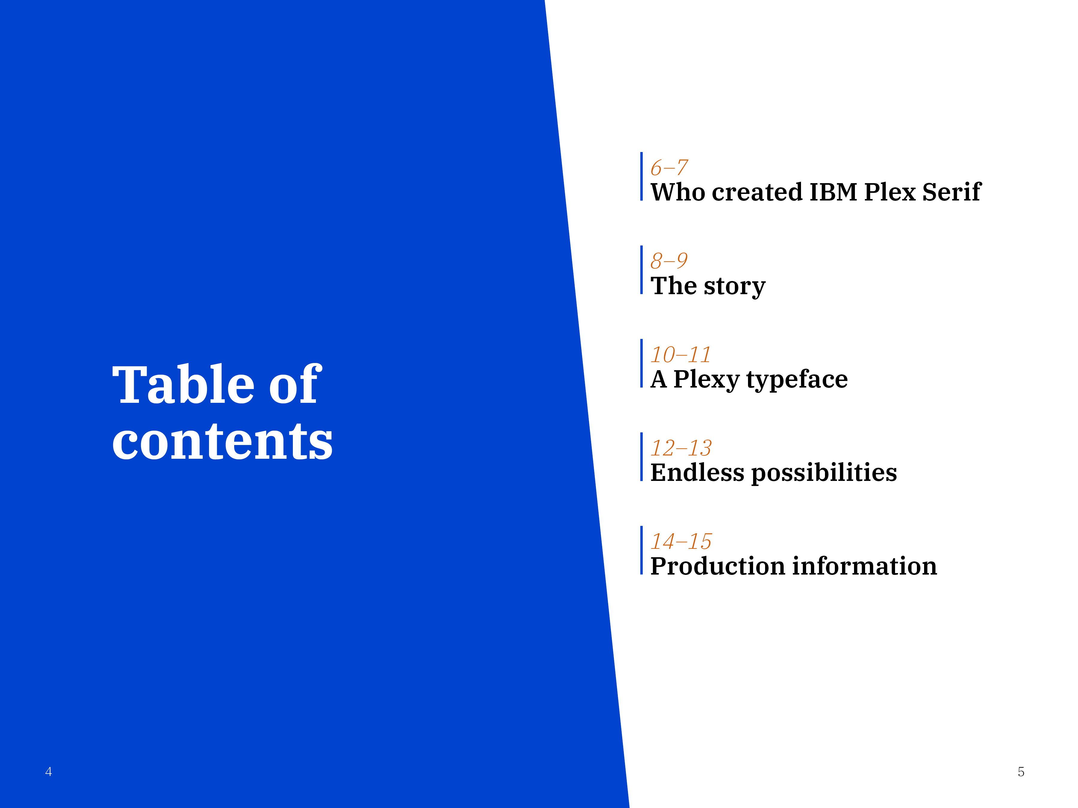 IBM Plex Serif Type Specimen.